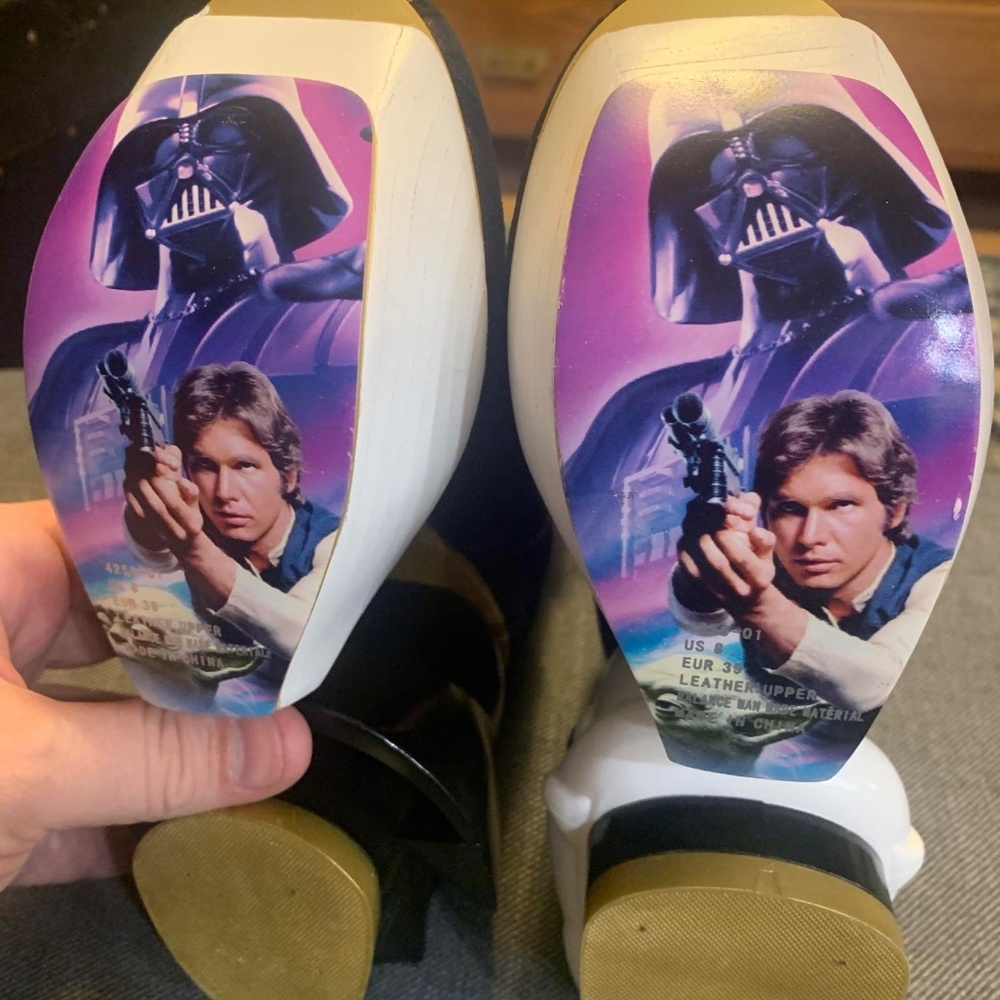 Star Wars. Irregular Choice Death Star boots. New. Never worn. - Picture 2 of 13
